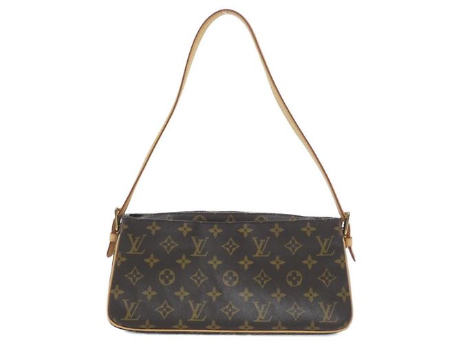 Borsa a tracolla Louis Vuitton Monogram Viva Cite MM Marrone - vista 2