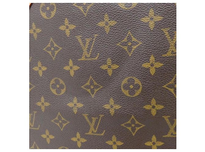 Borsa Louis Vuitton Monogram Sac Plat Marrone - vista 3