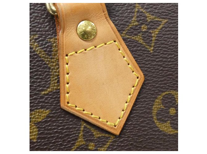 Borsa Louis Vuitton Monogram Sac Plat Marrone - vista 5