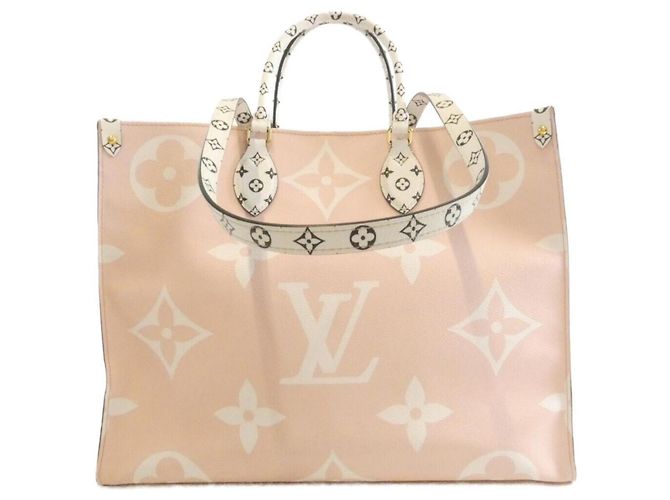 Borsa Louis Vuitton Monogram Giant OnTheGo GM Rosso - vista 2