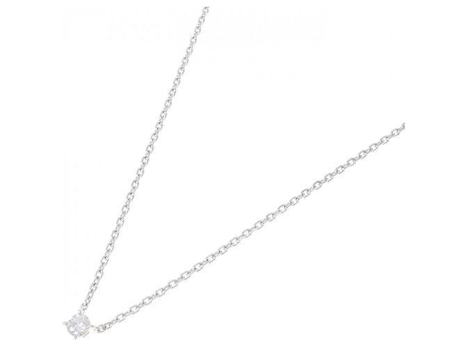 Collana con pendente in oro bianco 18K e diamanti Cartier - vista 2