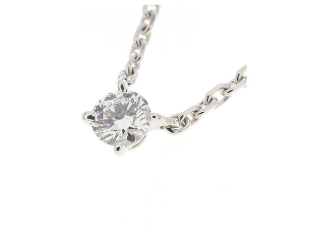 Collana con pendente in oro bianco 18K e diamanti Cartier - vista 3