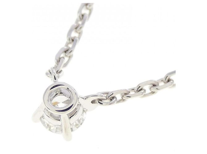 Collana con pendente in oro bianco 18K e diamanti Cartier - vista 4