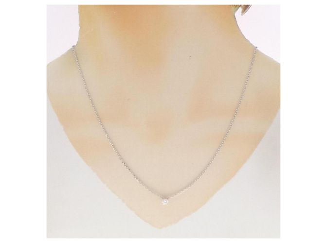 Collana con pendente in oro bianco 18K e diamanti Cartier - vista 6