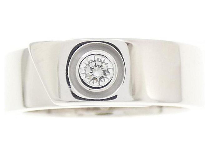 Cartier Ehering aus 18K Weißgold mit Diamanten - Ansicht 2