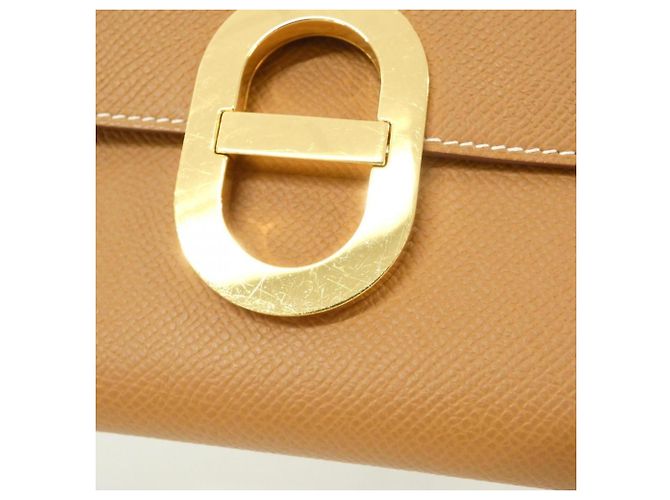 Hermès Portafoglio a tracolla Hermes Maillon To Go D'oro - vista 5