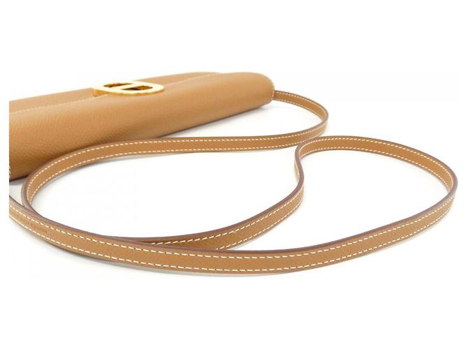 Hermès Portafoglio a tracolla Hermes Maillon To Go D'oro - vista 6