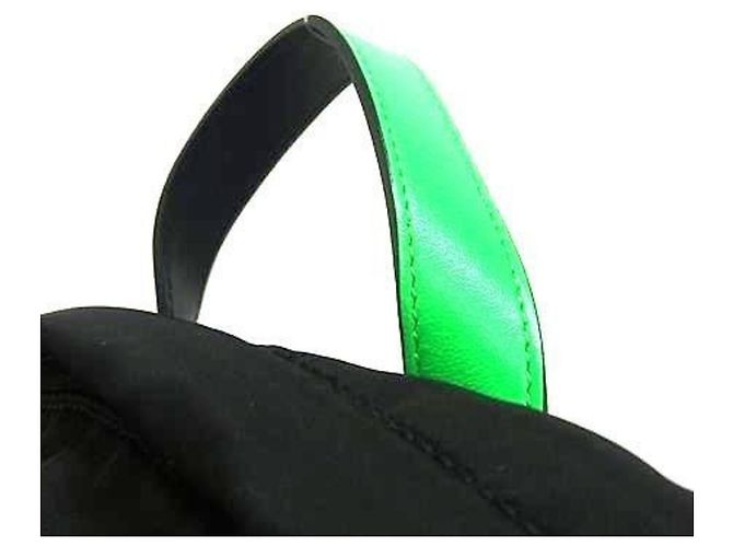 Zaino Prada Tessuto 2VZ021 Nero Verde - vista 2
