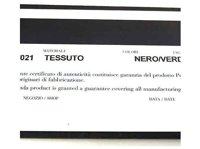 Zaino Prada Tessuto 2VZ021 Nero Verde - vista 7