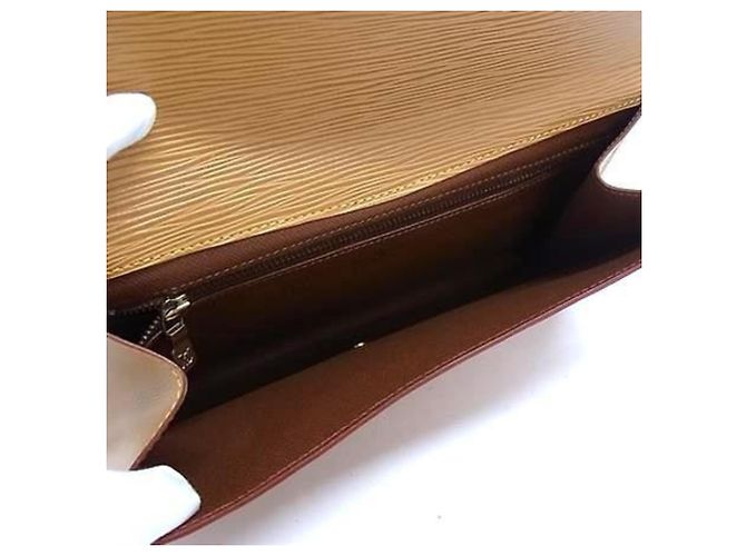 Borsa a Clutch Louis Vuitton M52639 Art Deco Winnipeg Beige - vista 4