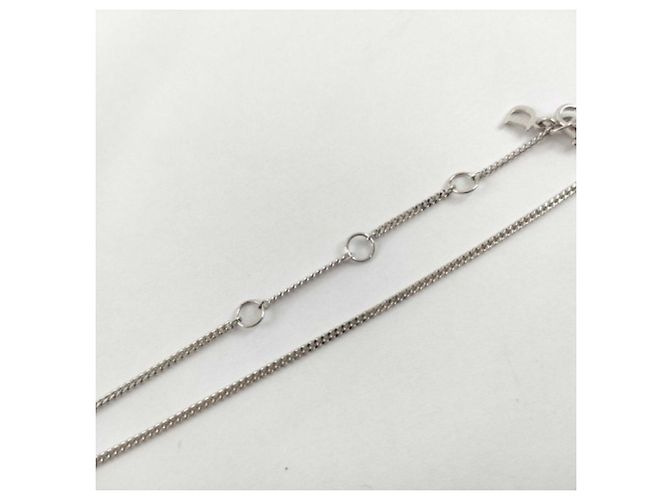 Collana Christian Dior con motivo orso argentato Argento - vista 9