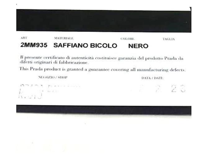 Saffiano Prada Münzbeutel 2MM935 Schwarz - Ansicht 5