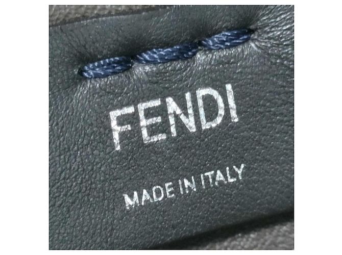 Borsa Fendi Trois Jours Blu - vista 10