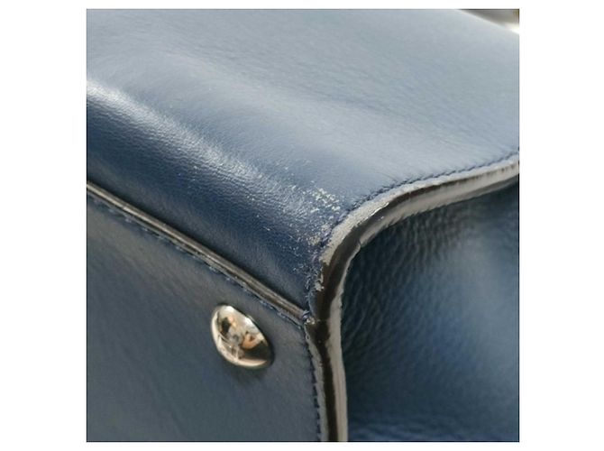 Borsa Fendi Trois Jours Blu - vista 5