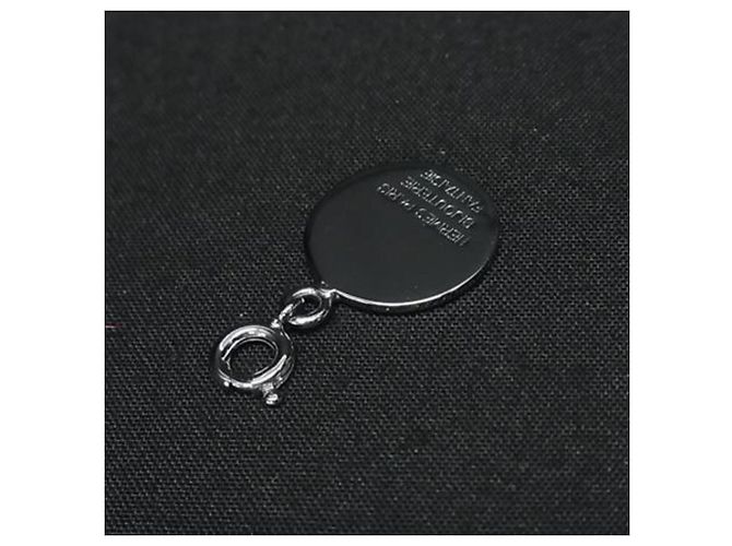 Hermès Charm pendente in metallo argentato HERMES - vista 3