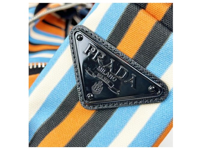 Prada Multicolor Canvas Shoulder Bag Multiple colors - view 8