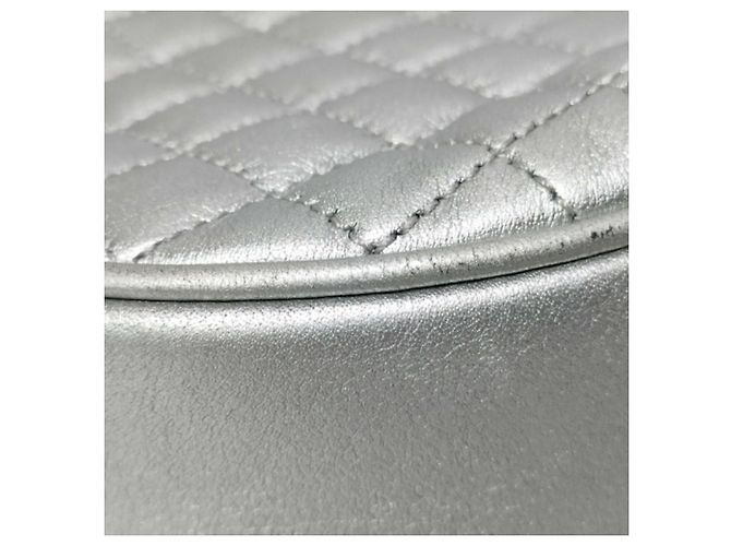 Céline Celine Schultertasche aus silbernem Leder - Ansicht 6
