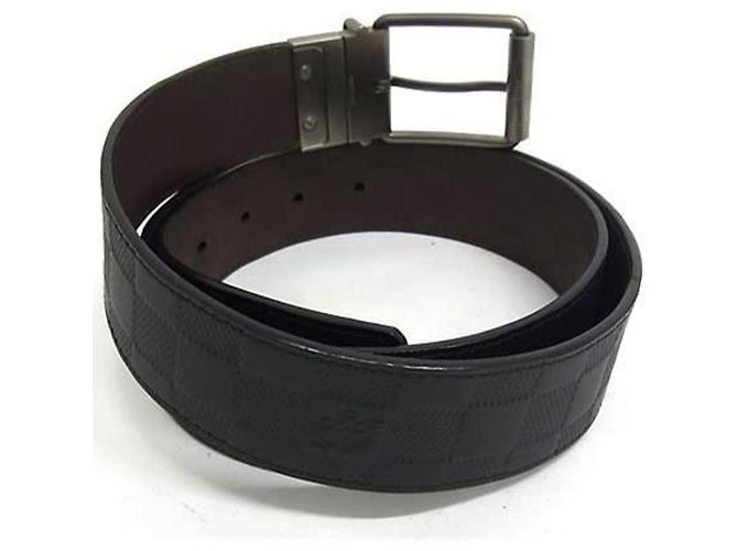 Louis Vuitton Damier Infini Wendelgürtel Braun Schwarz - Ansicht 2