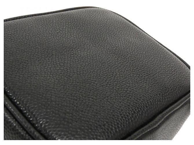 Borsa Chanel 1998 in pelle di vitello grana grossa nera Nero - vista 3