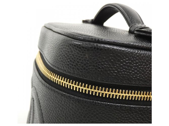 Borsa Chanel 1998 in pelle di vitello grana grossa nera Nero - vista 8