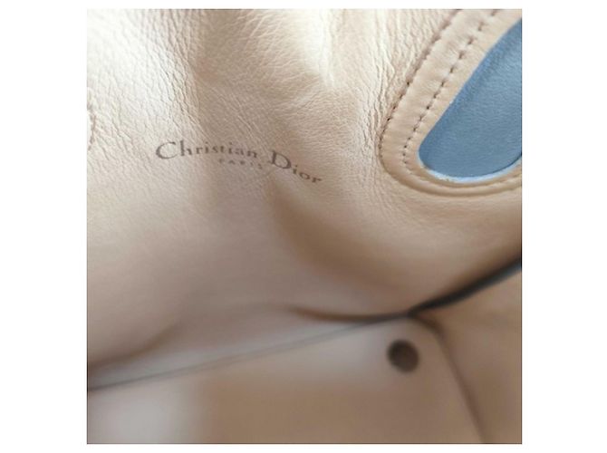 Borsa Christian Dior Addict Blu Beige - vista 9