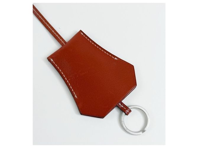 Hermès Charm per borsa Hermes Handbag Charm Keyfetout in Brown Marrone - vista 3