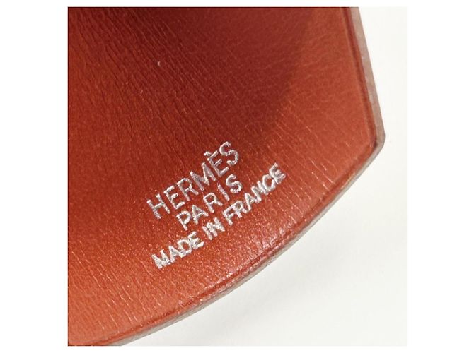 Hermès Charm per borsa Hermes Handbag Charm Keyfetout in Brown Marrone - vista 6