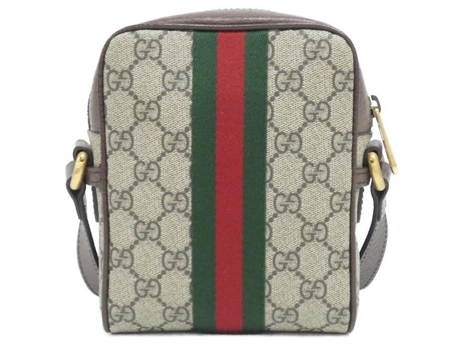 Borsa a tracolla Gucci Ophidia Marrone Beige - vista 2