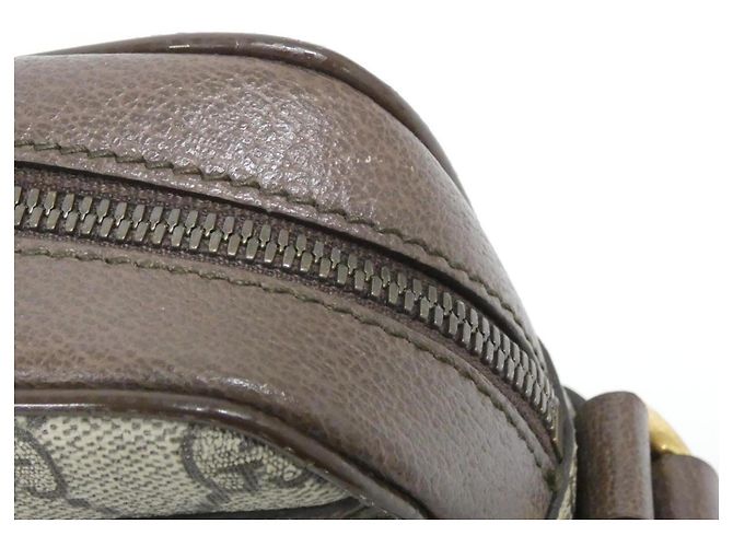 Borsa a tracolla Gucci Ophidia Marrone Beige - vista 4