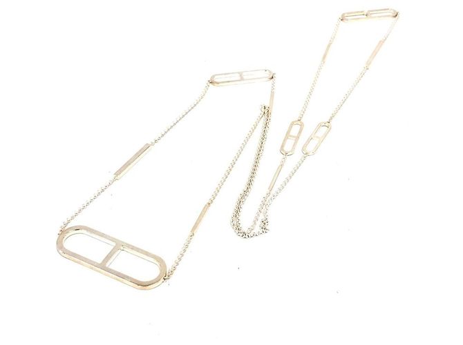 Hermès Collana HERMES Ever Chaine d'Ancre Argento - vista 4