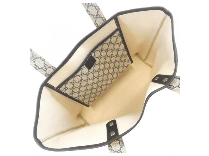 Borsa Gucci 211134 F2AFN Blu Beige - vista 8