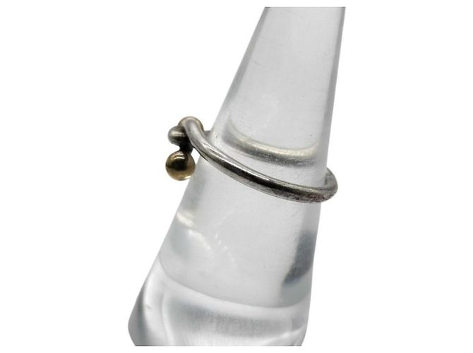 Tiffany & Co. Double Eye Band Ring Silber Golden - Ansicht 2
