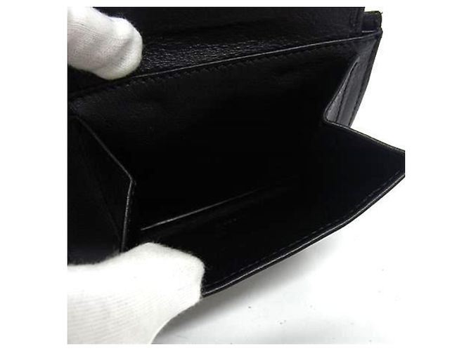 Portafoglio Bifold per Monete Loewe Anagram Nero Bordò - vista 5