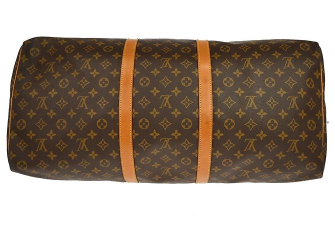 Louis Vuitton Keepall Monogram 60 Marron - vue 7