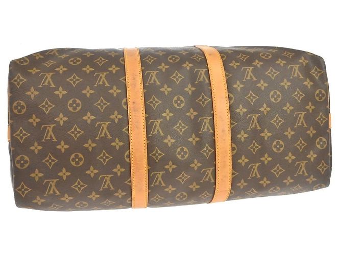 Louis Vuitton Keepall Bandoulière Monogram 50 Marrone - vista 7