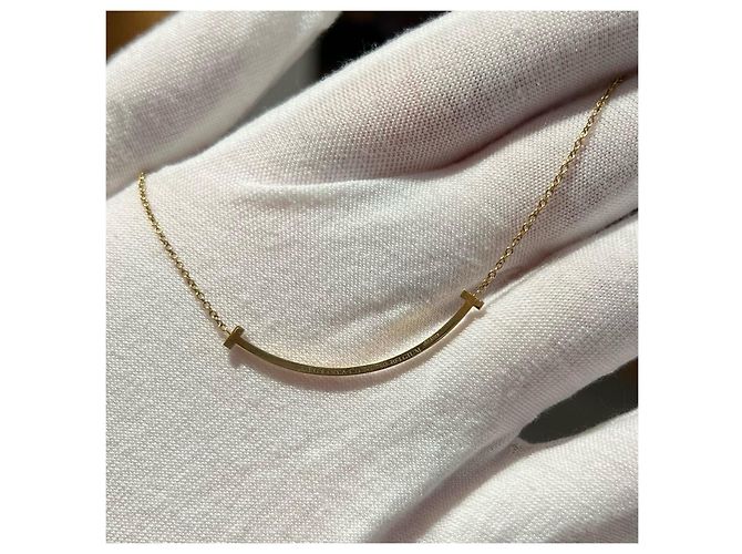 Tiffany & Co. Collana T Smile Oro Giallo e Diamanti D'oro - vista 4