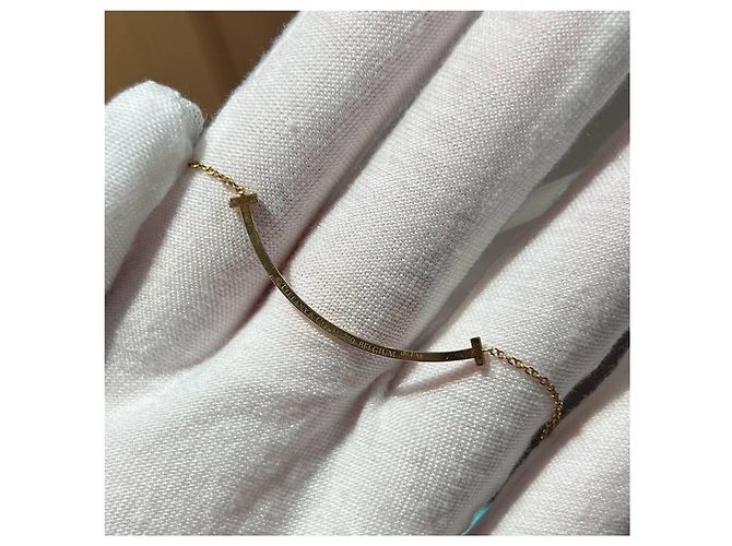 Tiffany & Co. Collana T Smile Oro Giallo e Diamanti D'oro - vista 5