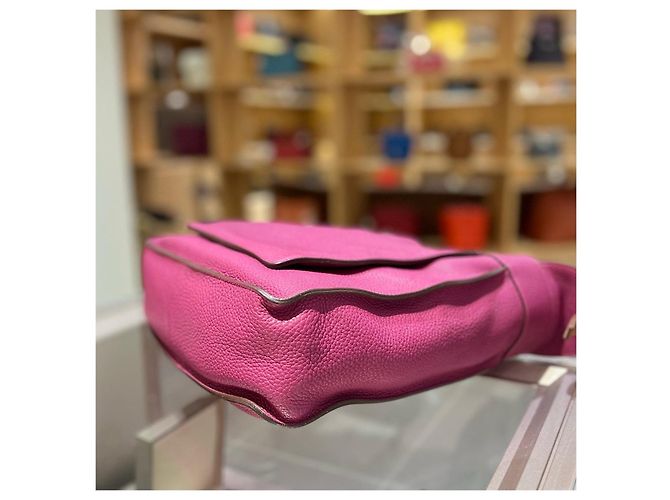 Borsa a tracolla Hermès Marwari Rosa - vista 4
