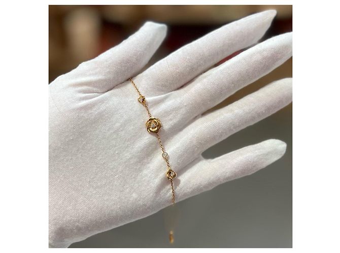 Bracciale Piaget Rose in oro rosa 18K e diamanti D'oro - vista 5