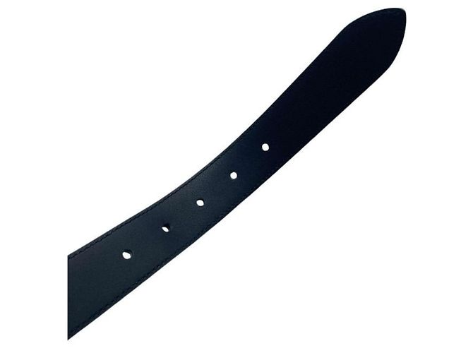 Gucci Herren-Standardgürtel aus schwarzem Leder - Ansicht 5