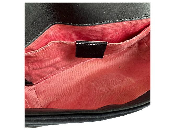 Borsa a tracolla Gucci GG Marmont in velluto Nero - vista 11