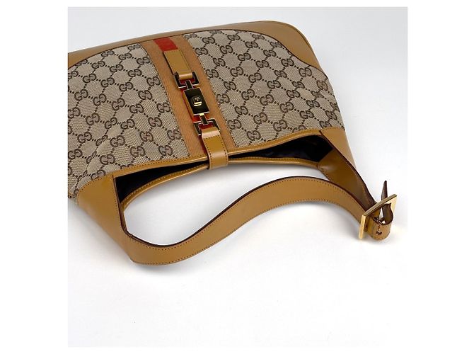 Gucci Jackie Line Schultertasche Braun - Ansicht 9