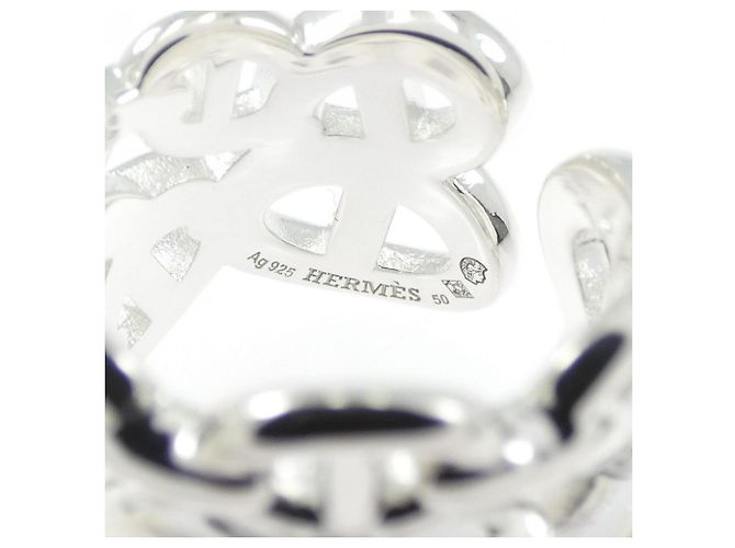 Ring Anello Hermès Chaine d'Ancre Enchainée - vista 4