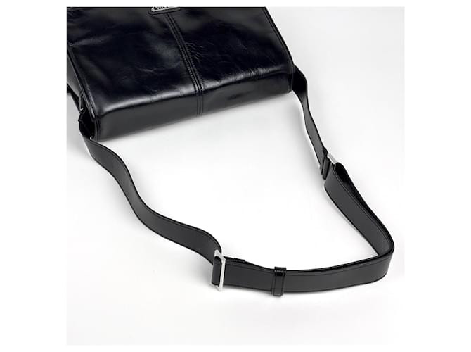 Borsa a tracolla Prada PRADA in pelle nera Nero - vista 7