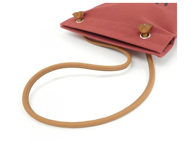 Hermès Sac Aline Shoulder Bag Rosso D'oro - vista 7