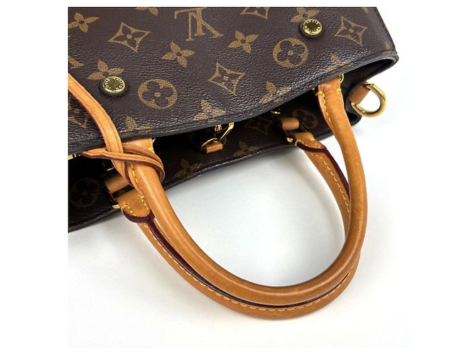 Louis Vuitton Montaigne BB Handbag Brown - view 10