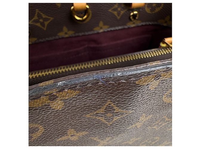 Louis Vuitton Montaigne BB Handbag Brown - view 7