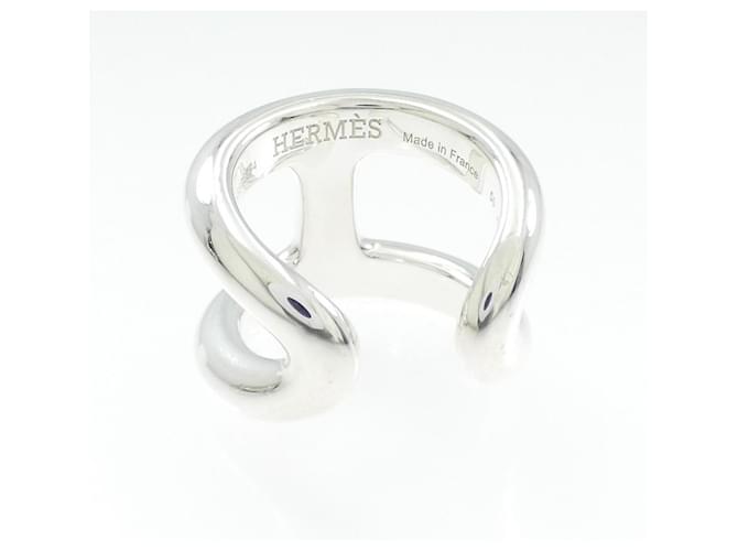 Hermès Osmo's breiter Silberring - Ansicht 3