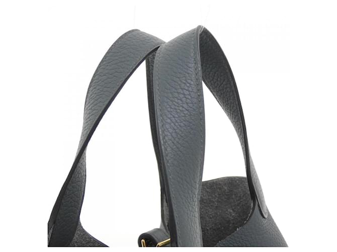 Hermès Borsa Hermes Picotin Lock PM Blu - vista 7