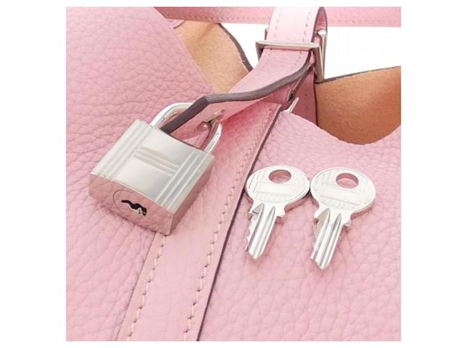 Hermès Borsa Hermes Picotin Lock PM Rosa - vista 3